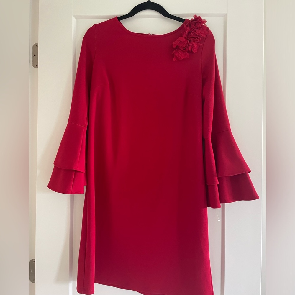 MSK size small red dress.